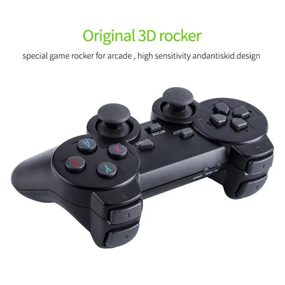 Consola de videojuegos Stick Lite 4K HD M8, controlador inalámbrico doble Para Juegos retro, 64GB