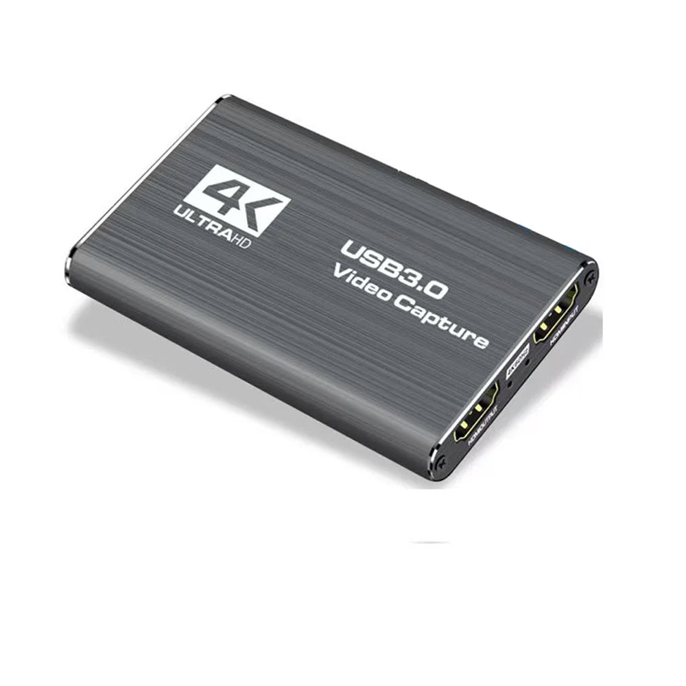 Tarjeta de captura de vídeo 4K USB 3,0, grabadora de vídeo HD 60fps