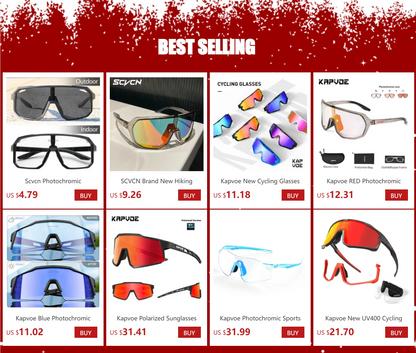 SCVCN Gafas de ciclismo Bicicleta de montaña Bicicleta Senderismo.