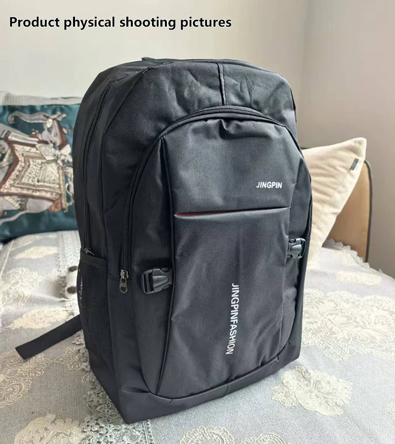 Mochilas para hombre, mochila Oxford impermeable, bolsa de ordenador de negocios, mochila de viaje informal.