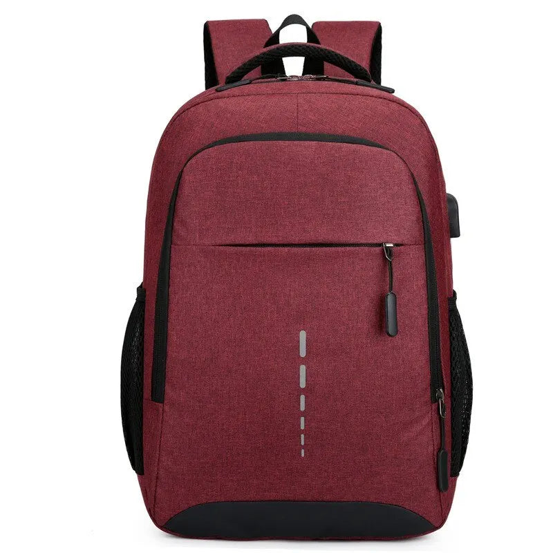 Mochila de viaje para hombre y mujer, bolsa de ordenador para estudiantes, a la moda, Simple, grande