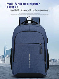 Mochila de viaje para hombre y mujer, bolsa de ordenador para estudiantes, a la moda, Simple, grande