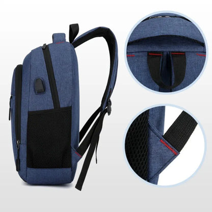Mochila de viaje para hombre y mujer, bolsa de ordenador para estudiantes, a la moda, Simple, grande